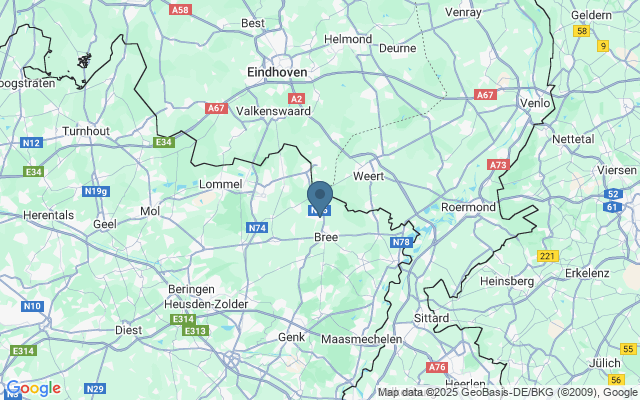 Kaart met locatie Bocholter Brouwerij Museum